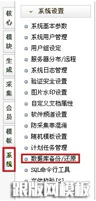 備份數據