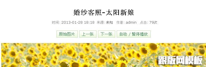 織夢dedecms圖片集分頁標題顯示為注釋信息的方法