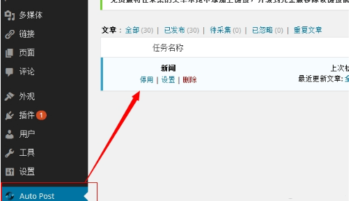 自動采集插件 WP-AutoPost 設置圖文教程 —— WordPress教程